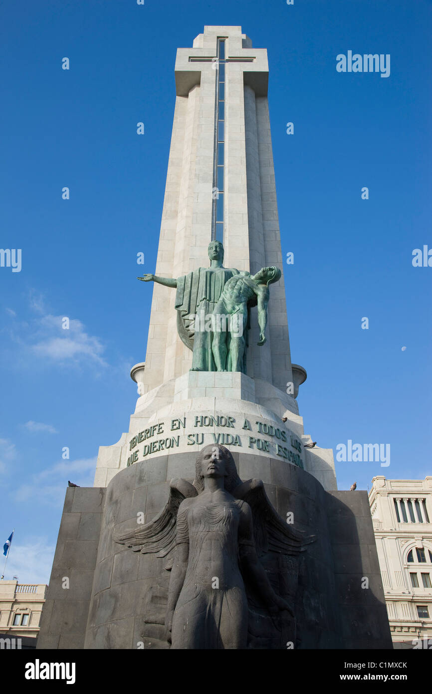 Teneriffa, Santa Cruz, Monumento de Los Caídos Stockfoto