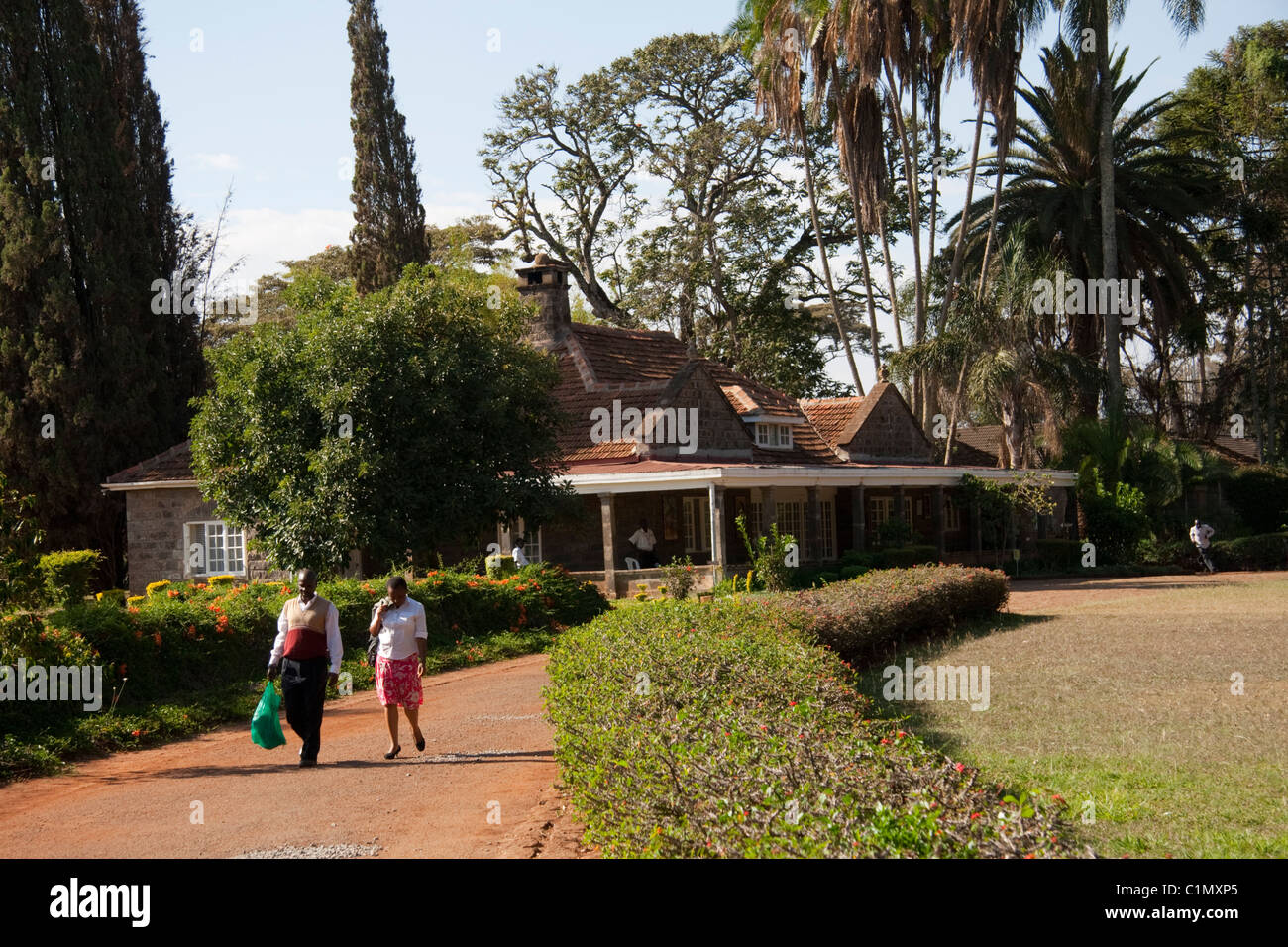 Karen Blixen Museum, Nairobi, Kenia Stockfoto