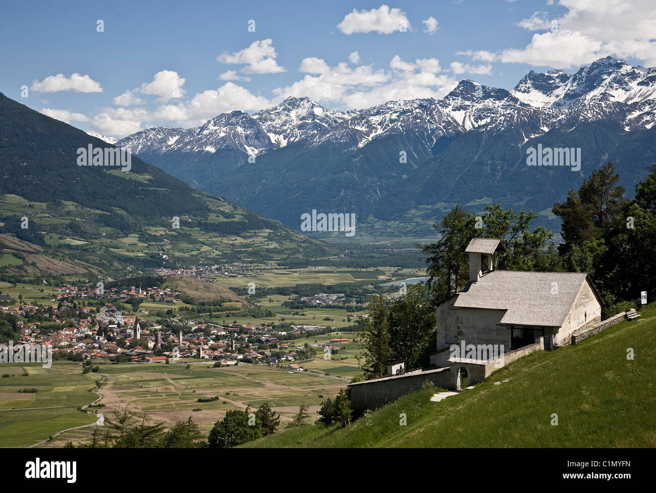 Tirol, Mals Stockfoto