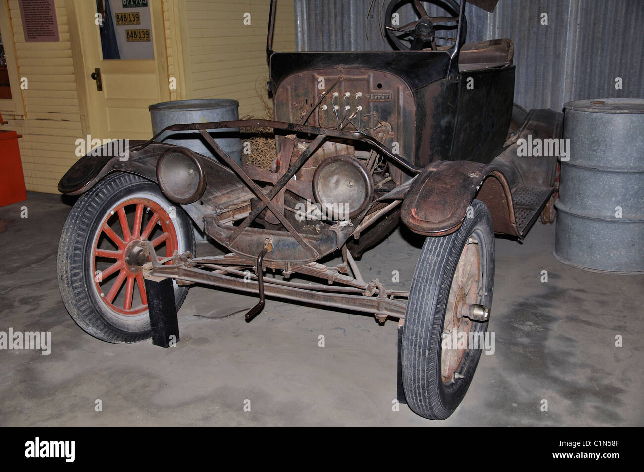Oldtimer im Museum, Amarillo, Texas, USA Stockfoto