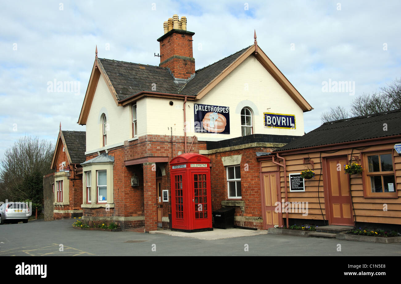 Der alte Bewdley Bahnhof Heimat der historischen Severn Valley Railway Worcestershire England Stockfoto