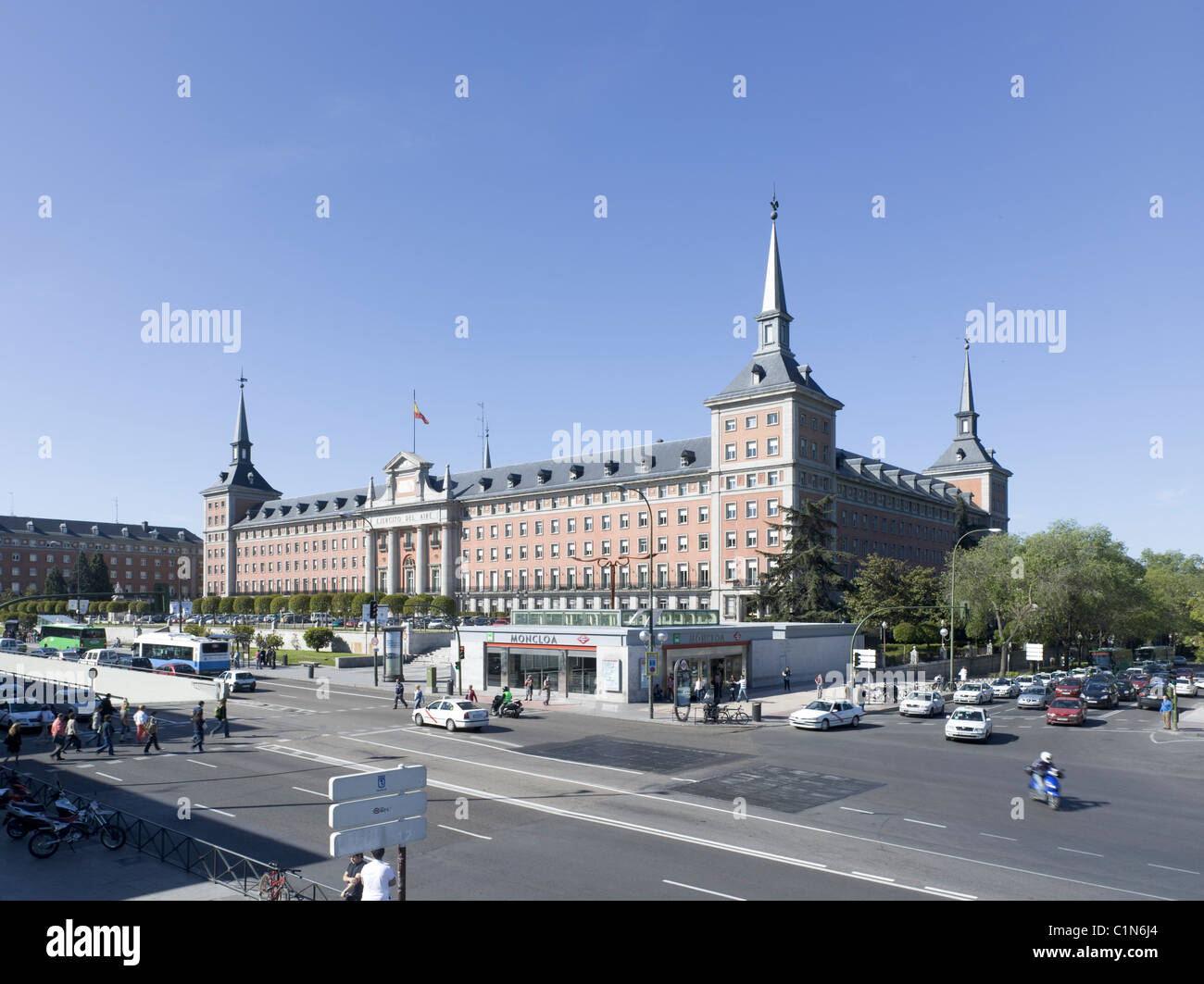 Madrid, Ejército del Aire, Luftwaffe Hauptquartier Stockfoto