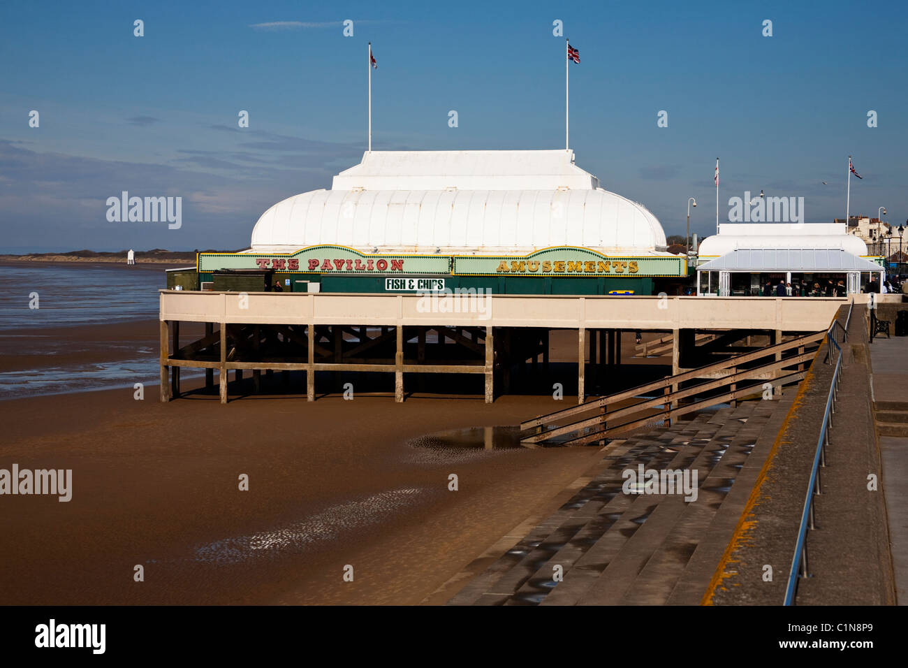 Der pavillon burnham am seepier Fotos und Bildmaterial in hoher
