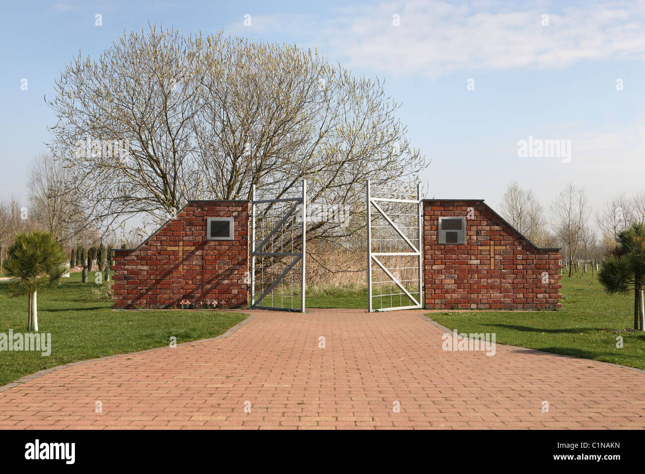 Kriegsgefangener Verein Gedenkstätte an die national Memorial Arboretum Stockfoto