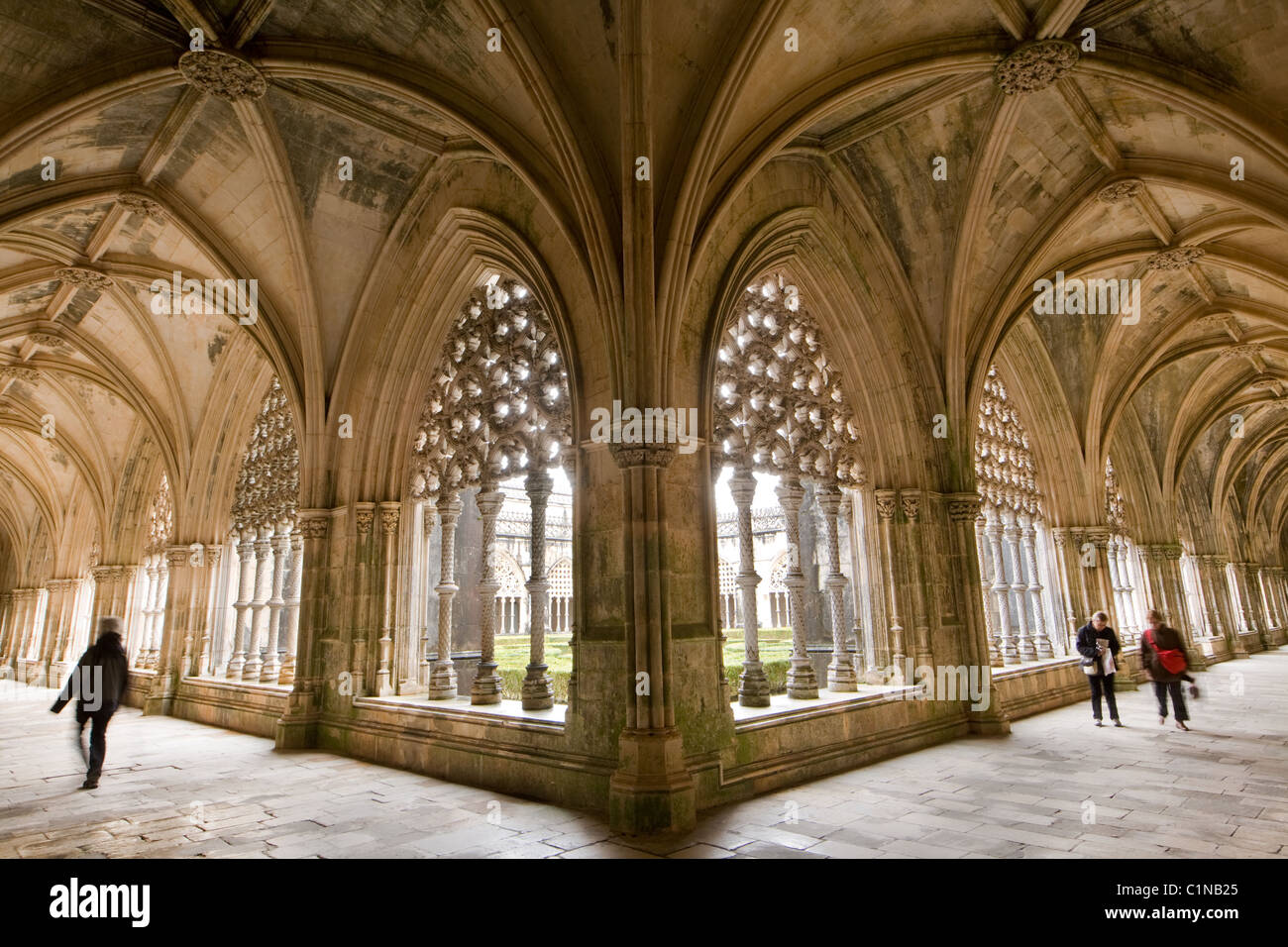 Klöster des Kloster Batalha aka Mosteiro de Batalha, Portugal Stockfoto