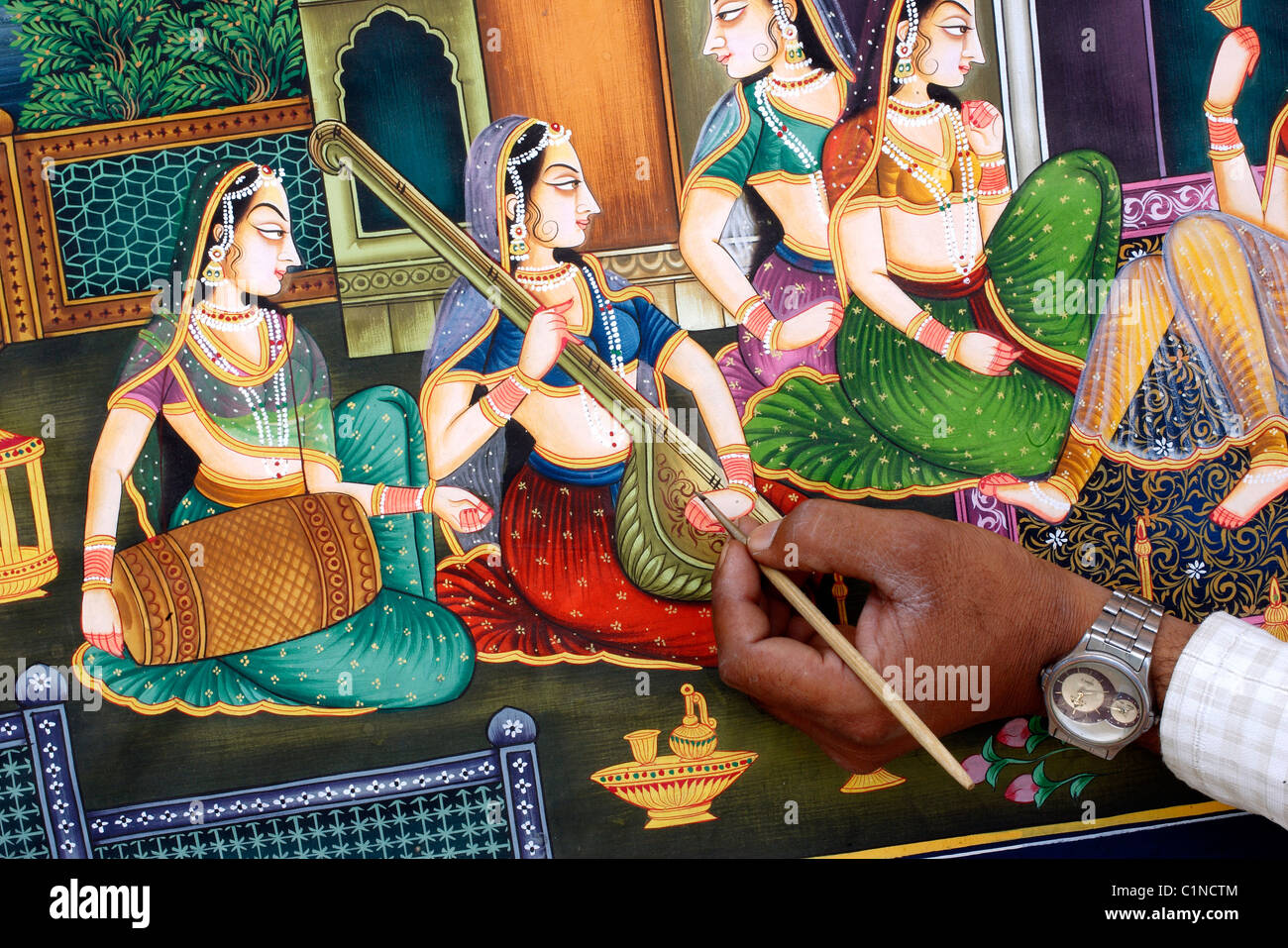 Indien, Rajasthan State, Udaipur, die wunderbaren Bilder von Udaipur Stockfoto