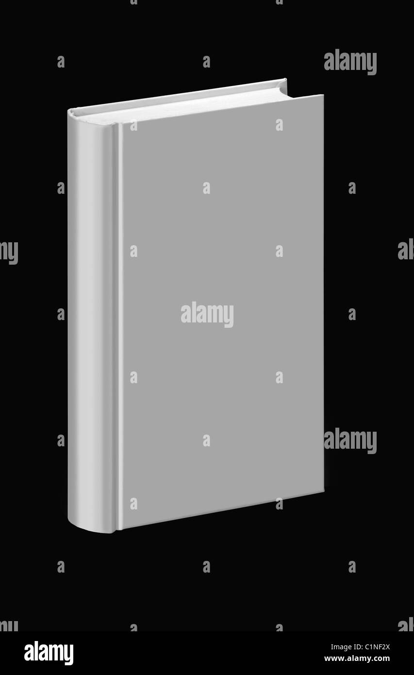 Weiß, schlicht, stehende Buch für Design-layout Stockfoto