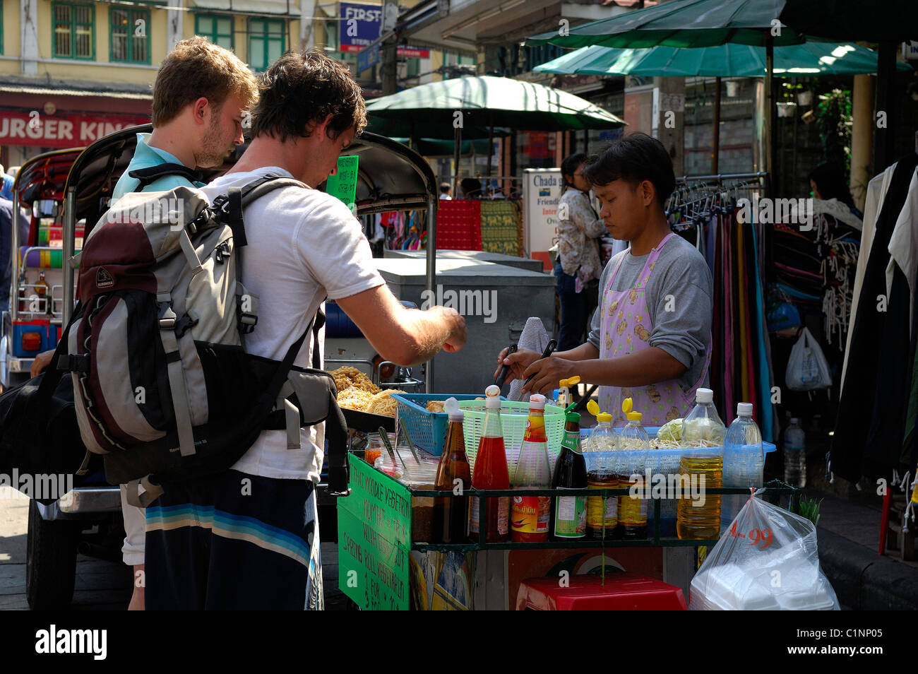 Thailand, Bangkok, Khao San Road Bezirk Stockfoto