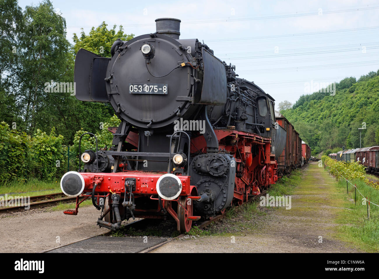 Bochum-Dahlhausen, Eisenbahnmuseum Stockfoto
