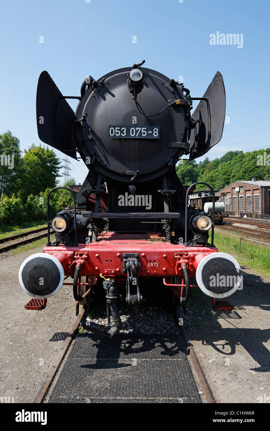 Bochum-Dahlhausen, Eisenbahnmuseum Stockfoto