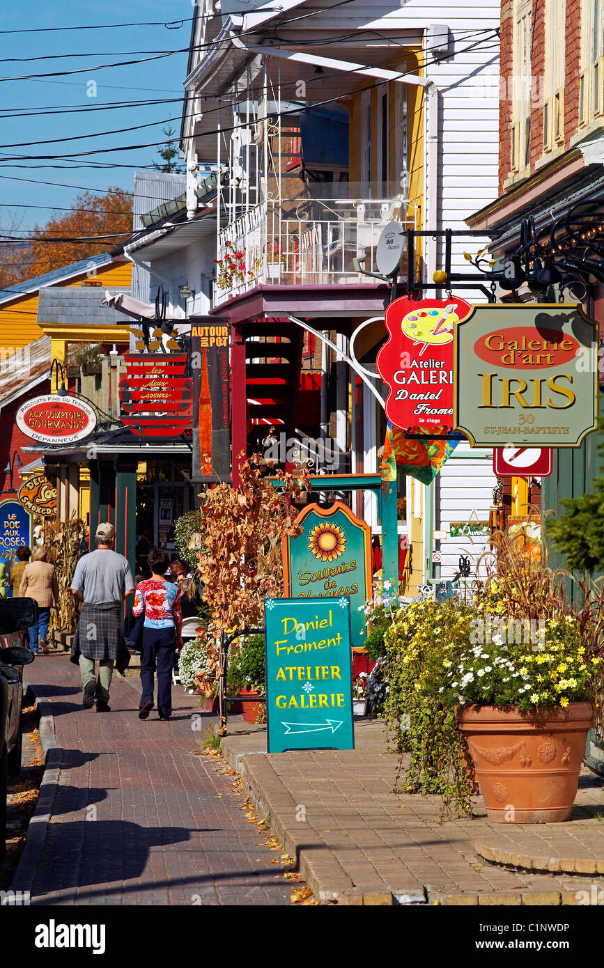 Kanada, Provinz Quebec, Charlevoix, BaieSaintPaul, Geschäfte entlang