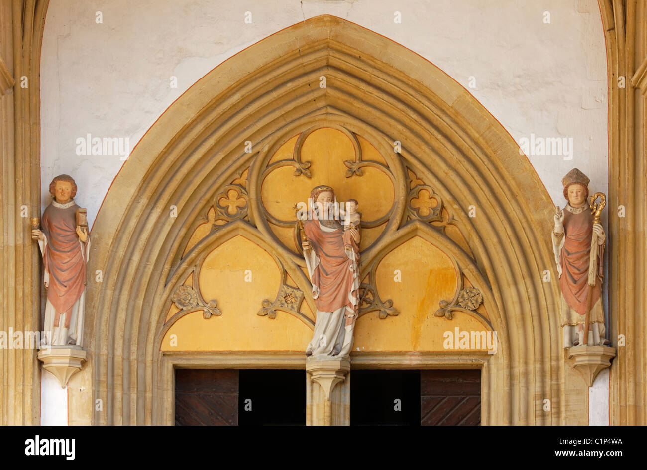Münstermaifeld, Stiftskirche St. Martin Und St. Severus Stockfotografie