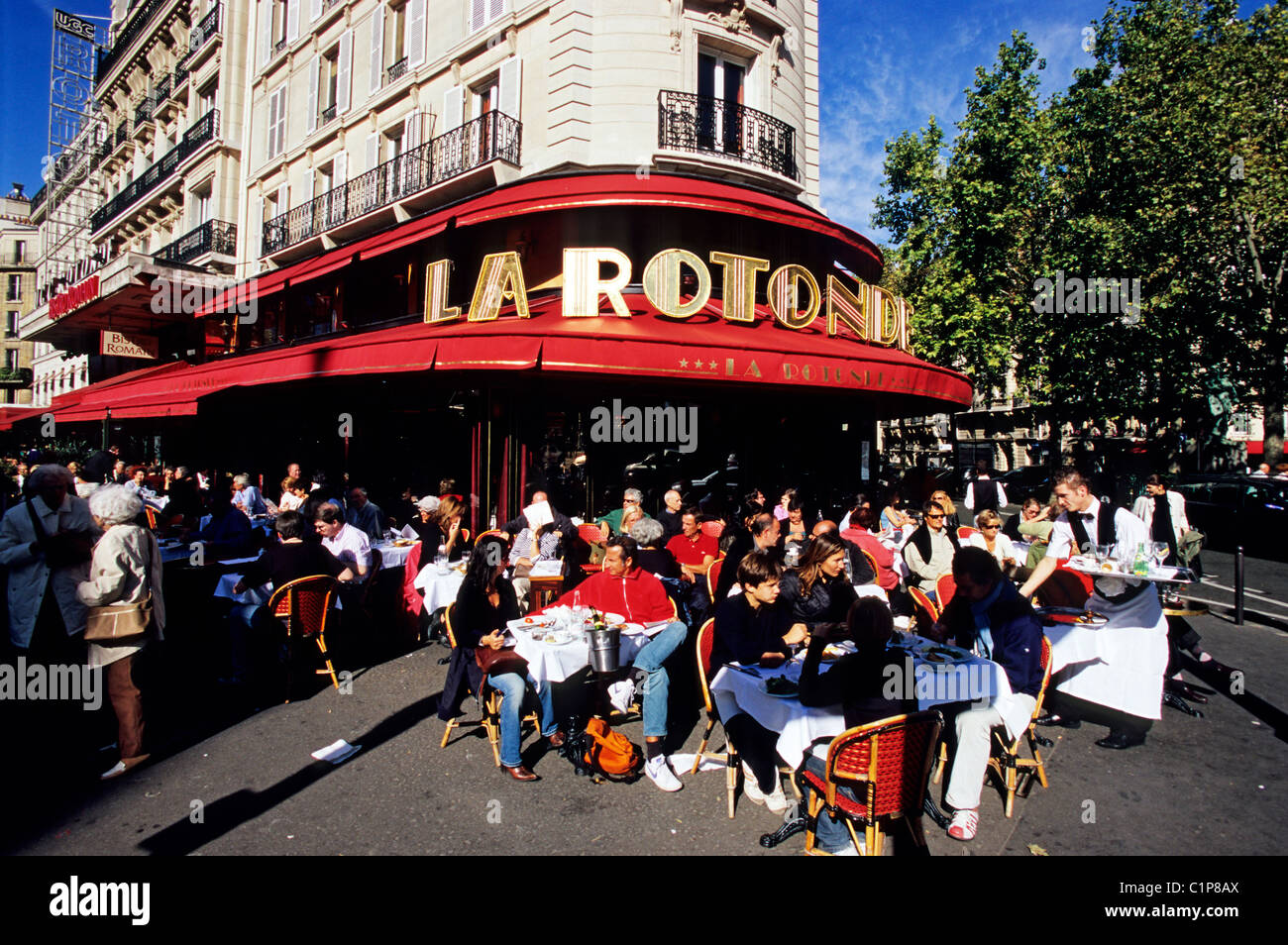 Frankreich, Paris, Boulevard Montparnasse, La Rotonde pub Stockfoto
