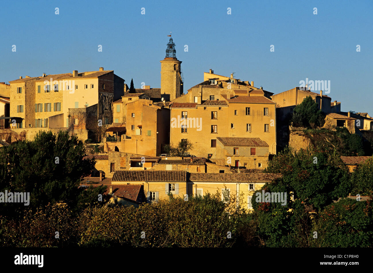 Frankreich, Vaucluse, Caromb, Tour de l' Horloge, campanile Stockfoto