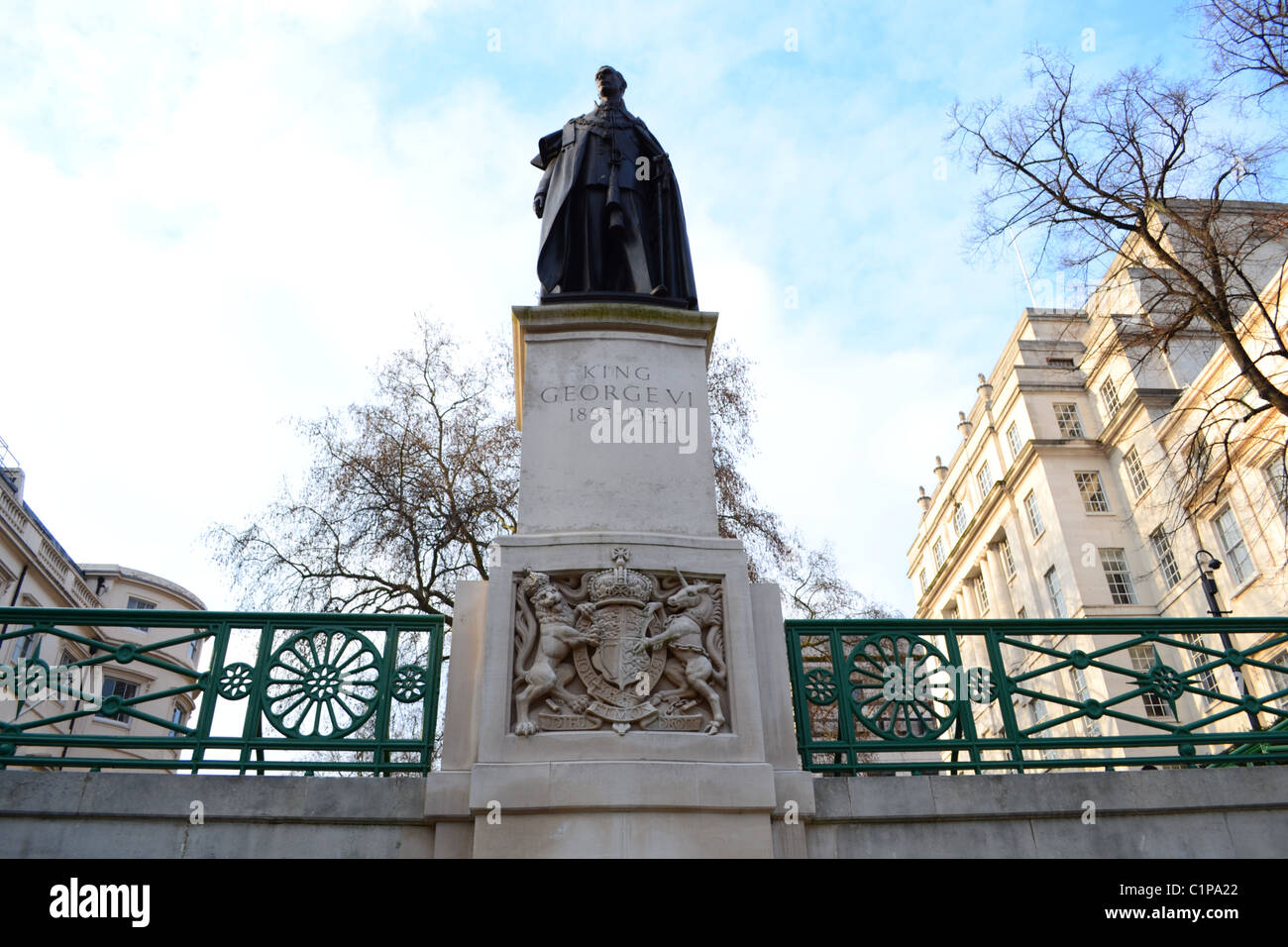 Denkmal für König George der sechste, der Mall Stockfoto