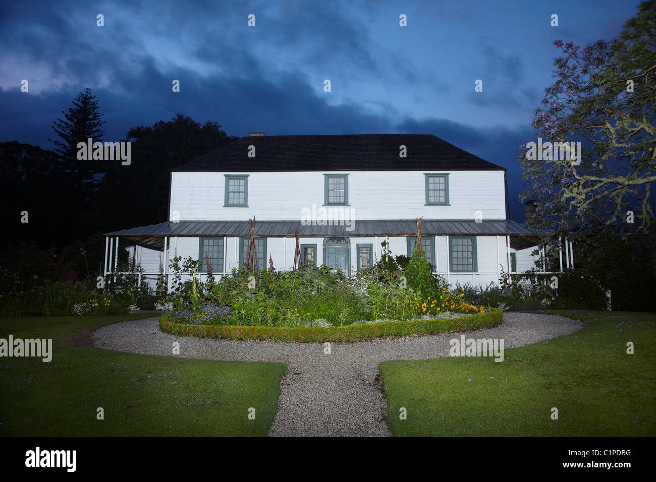 Kerikeri Missionshaus (Kemp House, 1822), Kerikeri, Northland, Nordinsel, Neuseeland Stockfoto