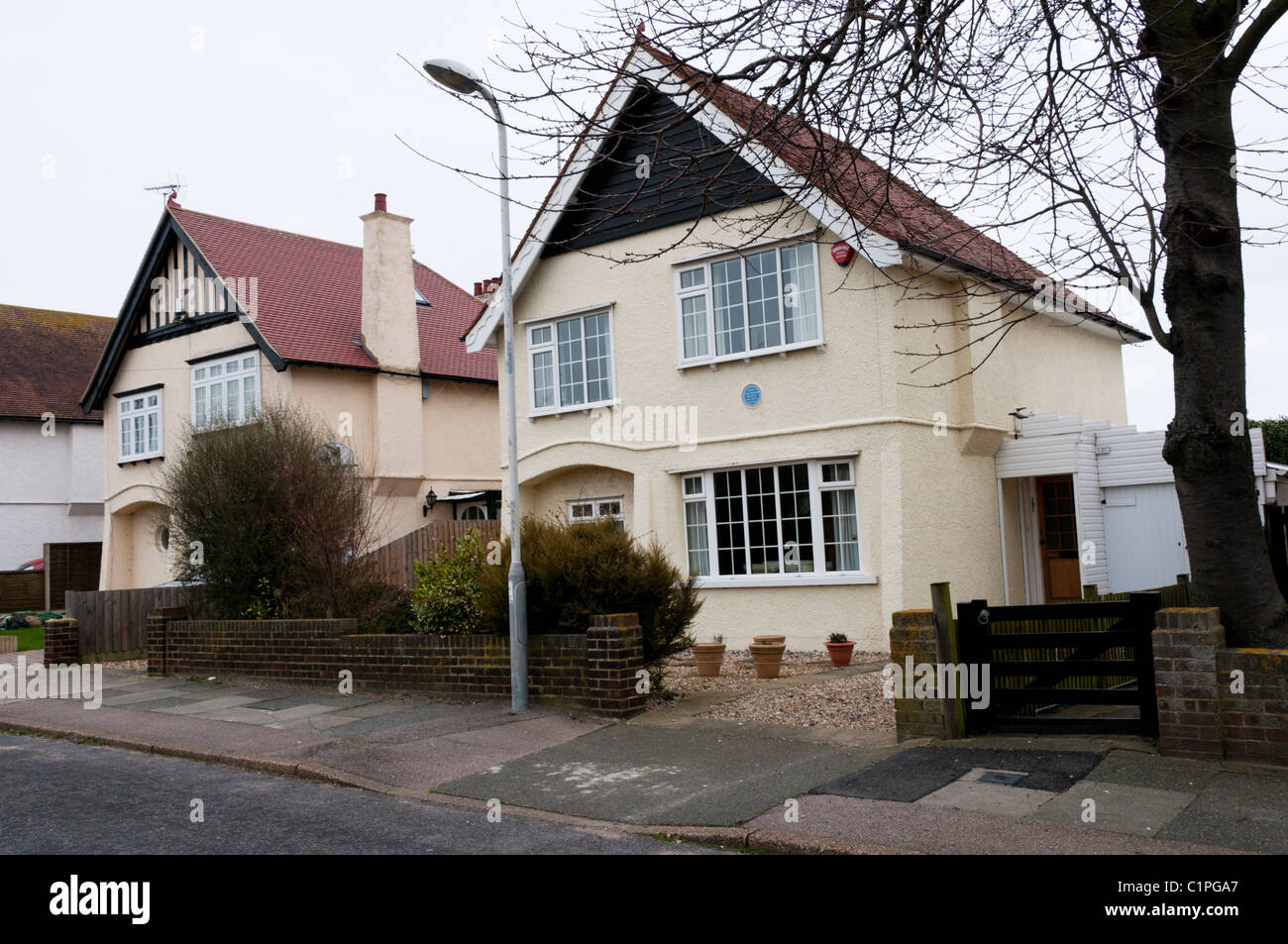 Das Haus von Frank Richards, Autor von Billy Bunter Geschichten, bei Kingsgate in der Nähe von Broadstairs. VOLLSTÄNDIGE DETAILS IN DER BESCHREIBUNG. Stockfoto