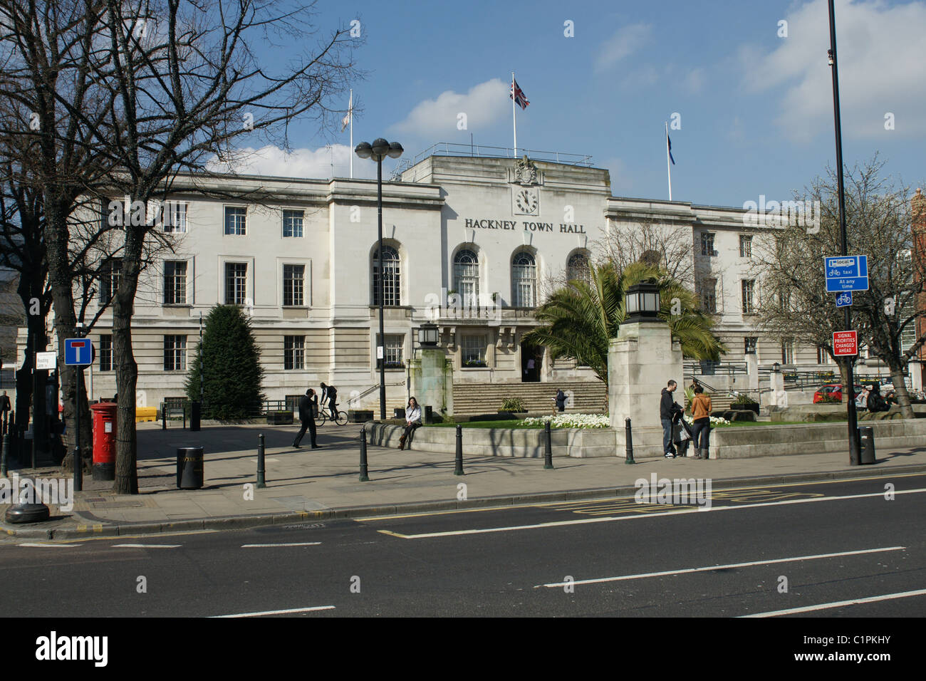 Hackney-Rathaus Stockfoto