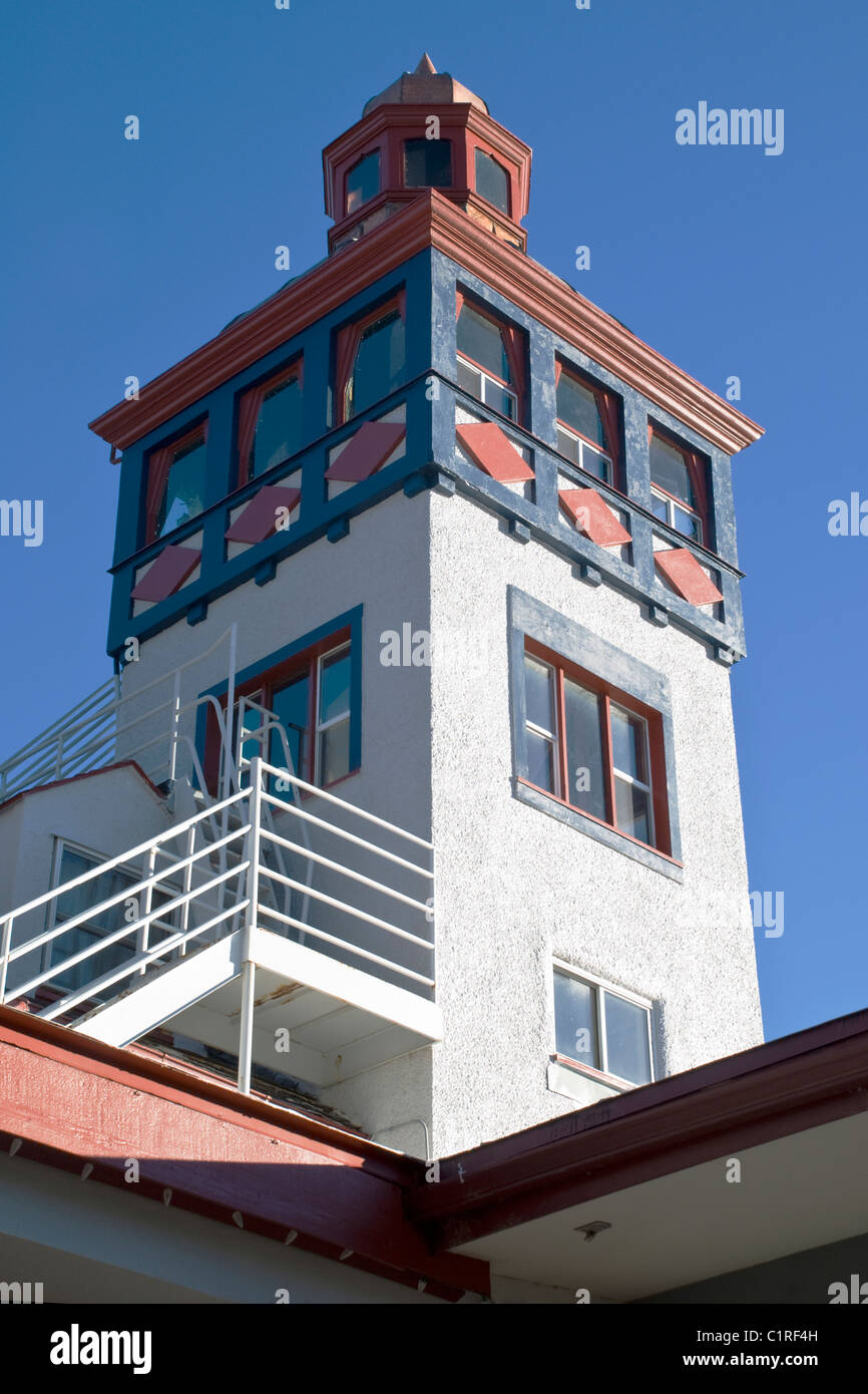 Dieser Turm befindet sich in "The Lodge" in Cloudcroft, New Mexico; eine der höchsten Städte im Zustand mit einer Höhe von 8640 ft. Stockfoto