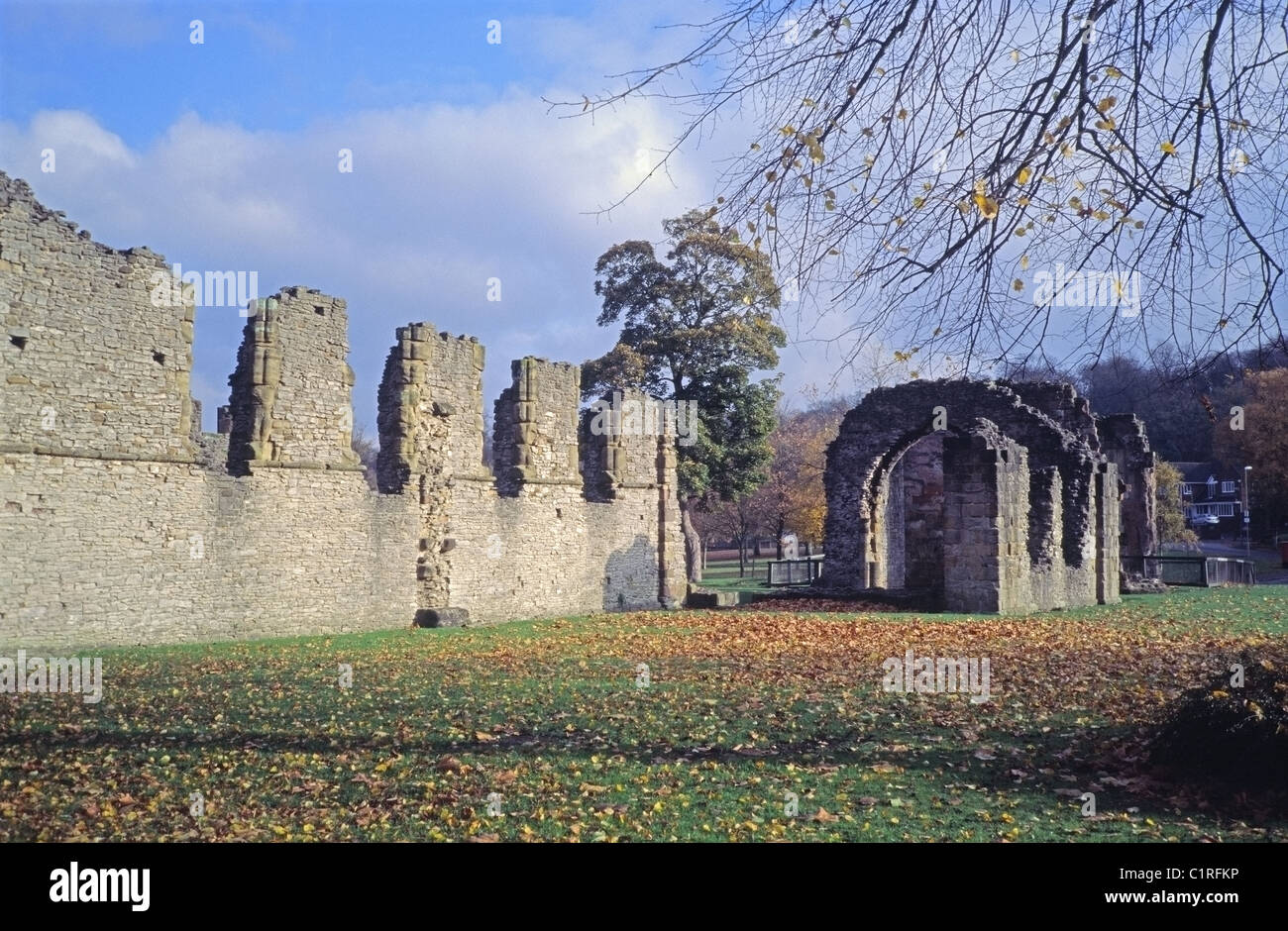 Dudley Priory in Priorat Park, Dudley, West Midlands, England, UK Stockfoto