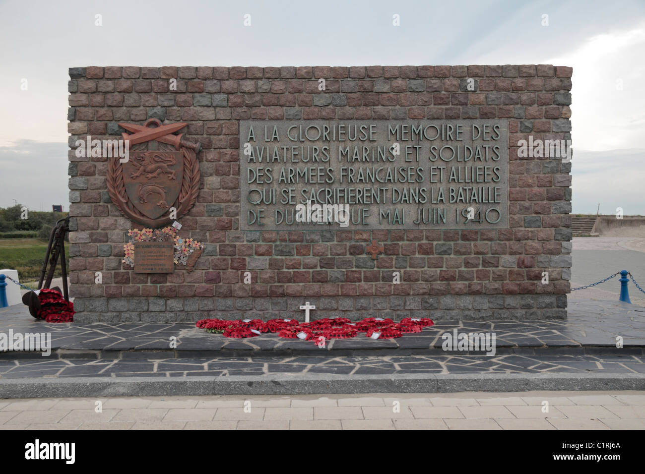 Denkmal für die Schlacht von Dünkirchen, der Alliierten Evakuierung von den Stränden von Dunkerque 1940, Dunkerque (Dünkirchen), Frankreich. Stockfoto