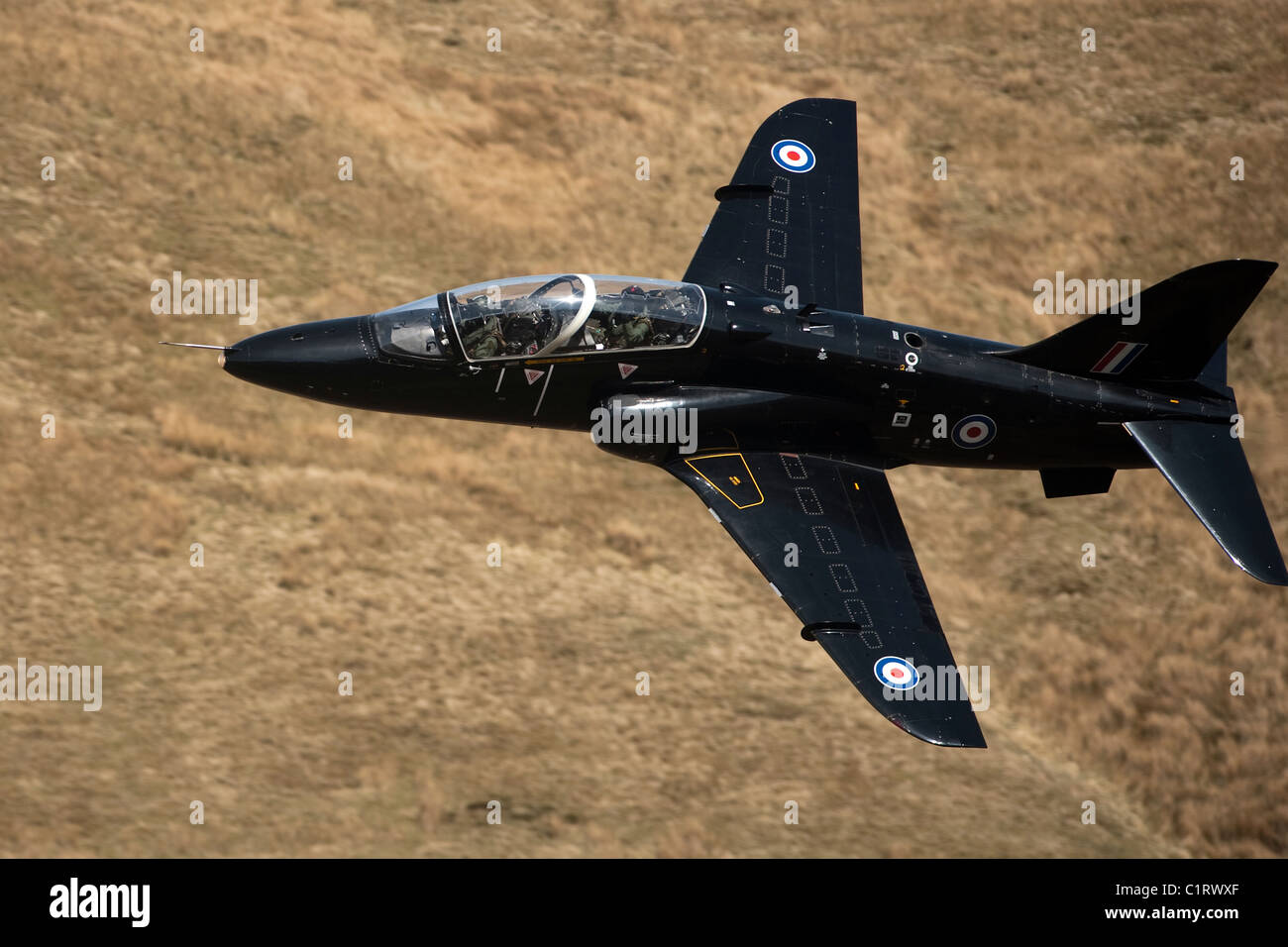 Ein Hawk Jet-Schulflugzeug der Royal Air Force. Stockfoto
