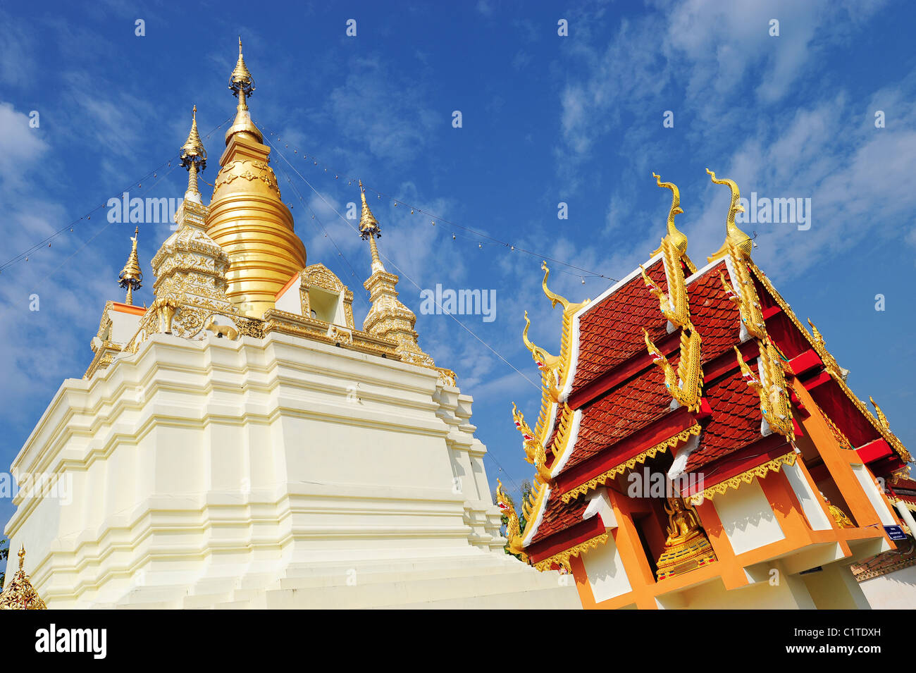 Wat Klang Dong - Provinz Sukhothai Stockfoto