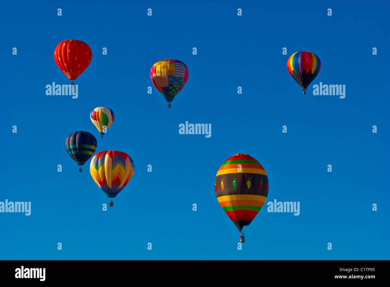 Ballon-Festival. Albuquerque, New Mexico, Usa Stockfoto