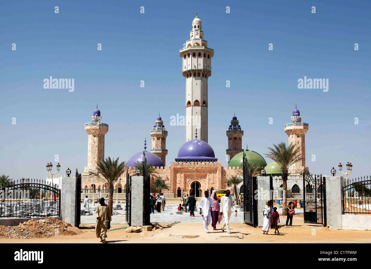 Die große Moschee, Touba, Senegal, Westafrika Stockfoto
