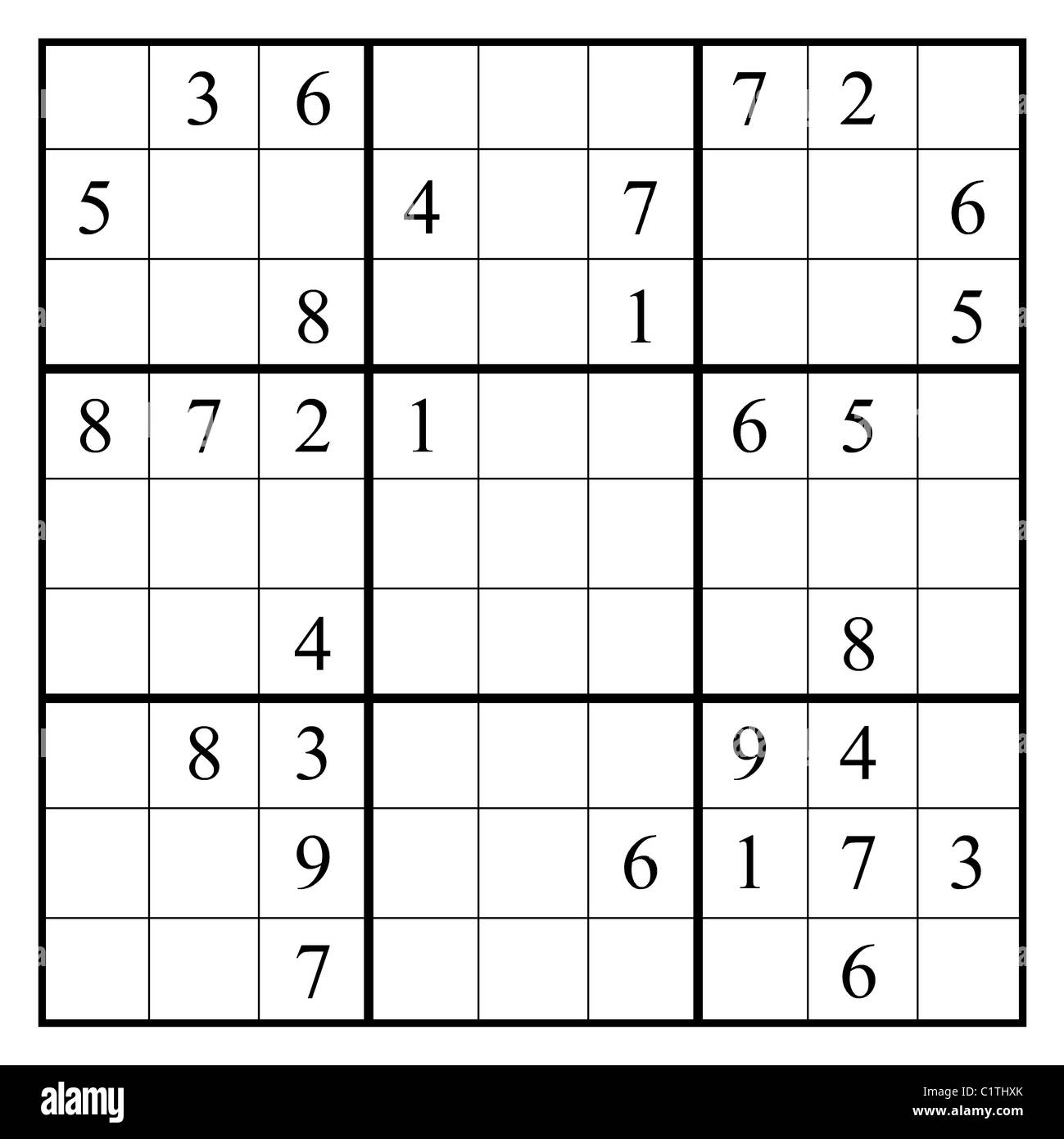 sudoku puzzle mit layout in form von ziffern, die 2014 machen