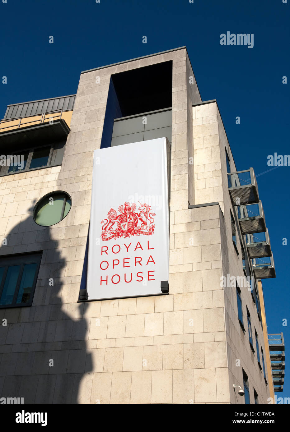 Das Royal Opera House in Covent Garden im Zentrum von London Stockfoto