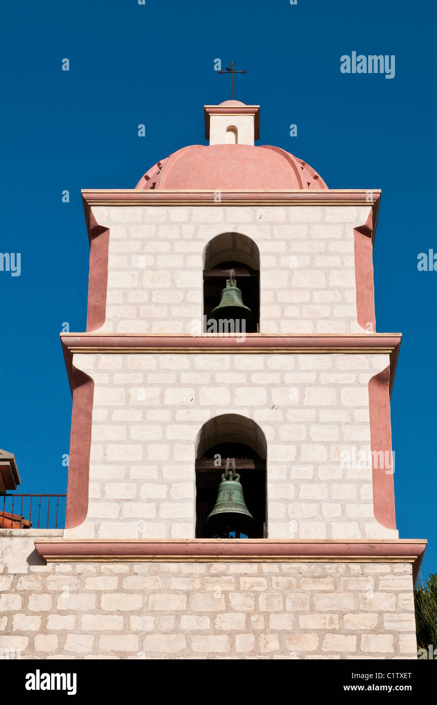 Santa Barbara, Kalifornien. Santa Barbara Mission. Stockfoto