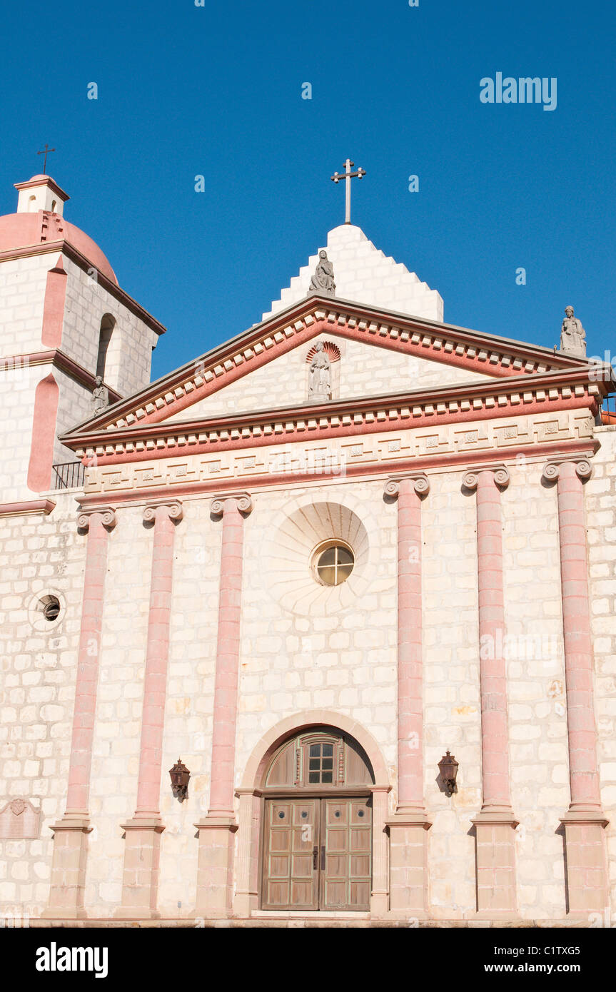Santa Barbara, Kalifornien. Santa Barbara Mission. Stockfoto