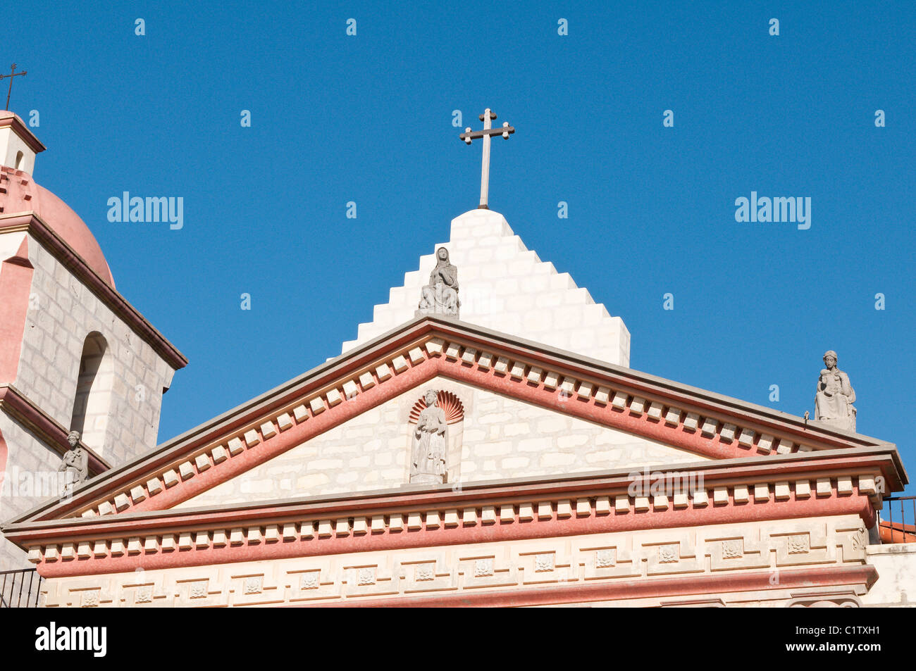 Santa Barbara, Kalifornien. Santa Barbara Mission. Stockfoto