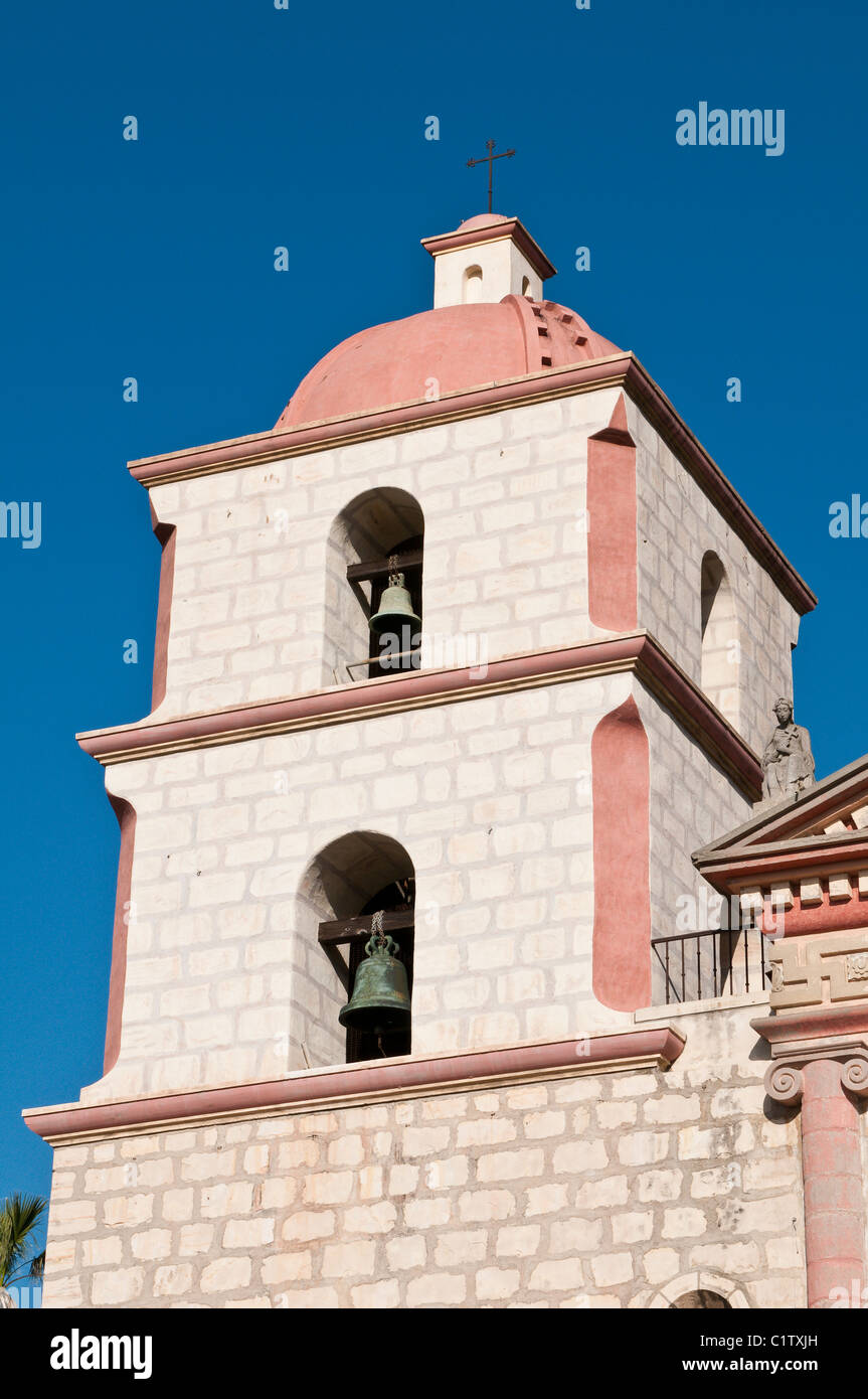Santa Barbara, Kalifornien. Santa Barbara Mission. Stockfoto