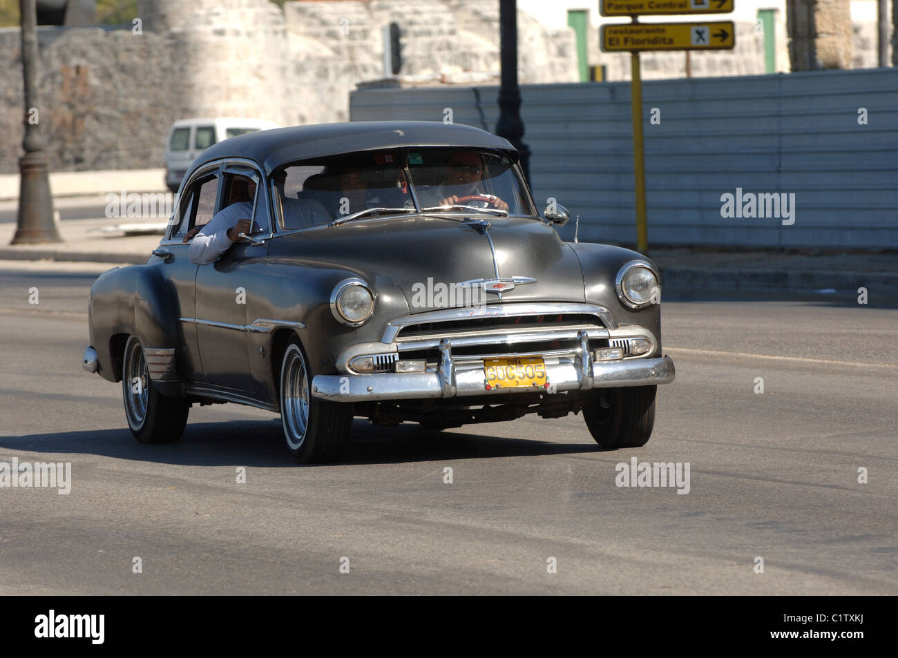 Alte Autos in Havanna Kuba Stockfoto