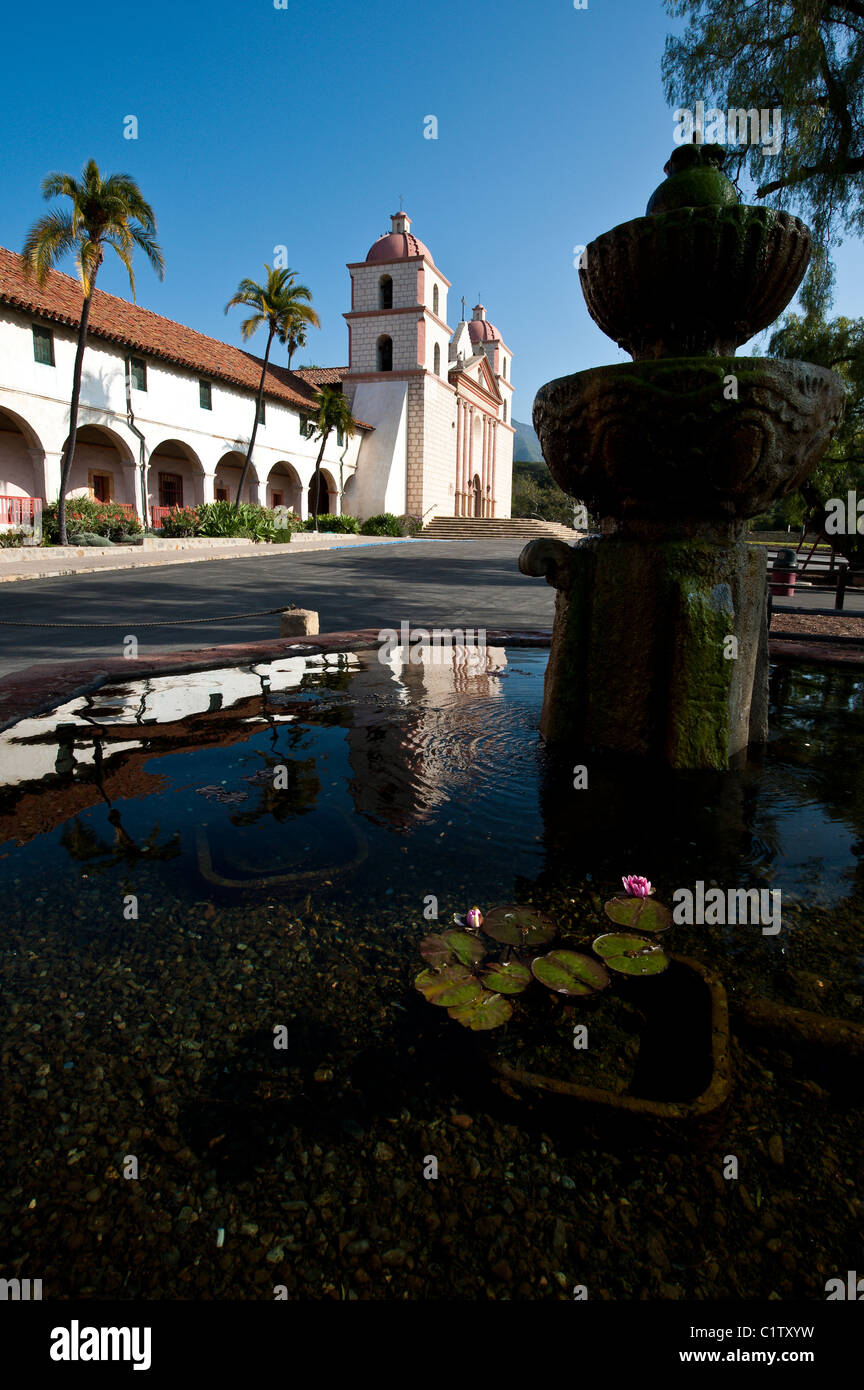 Santa Barbara, Kalifornien. Santa Barbara Mission. Stockfoto