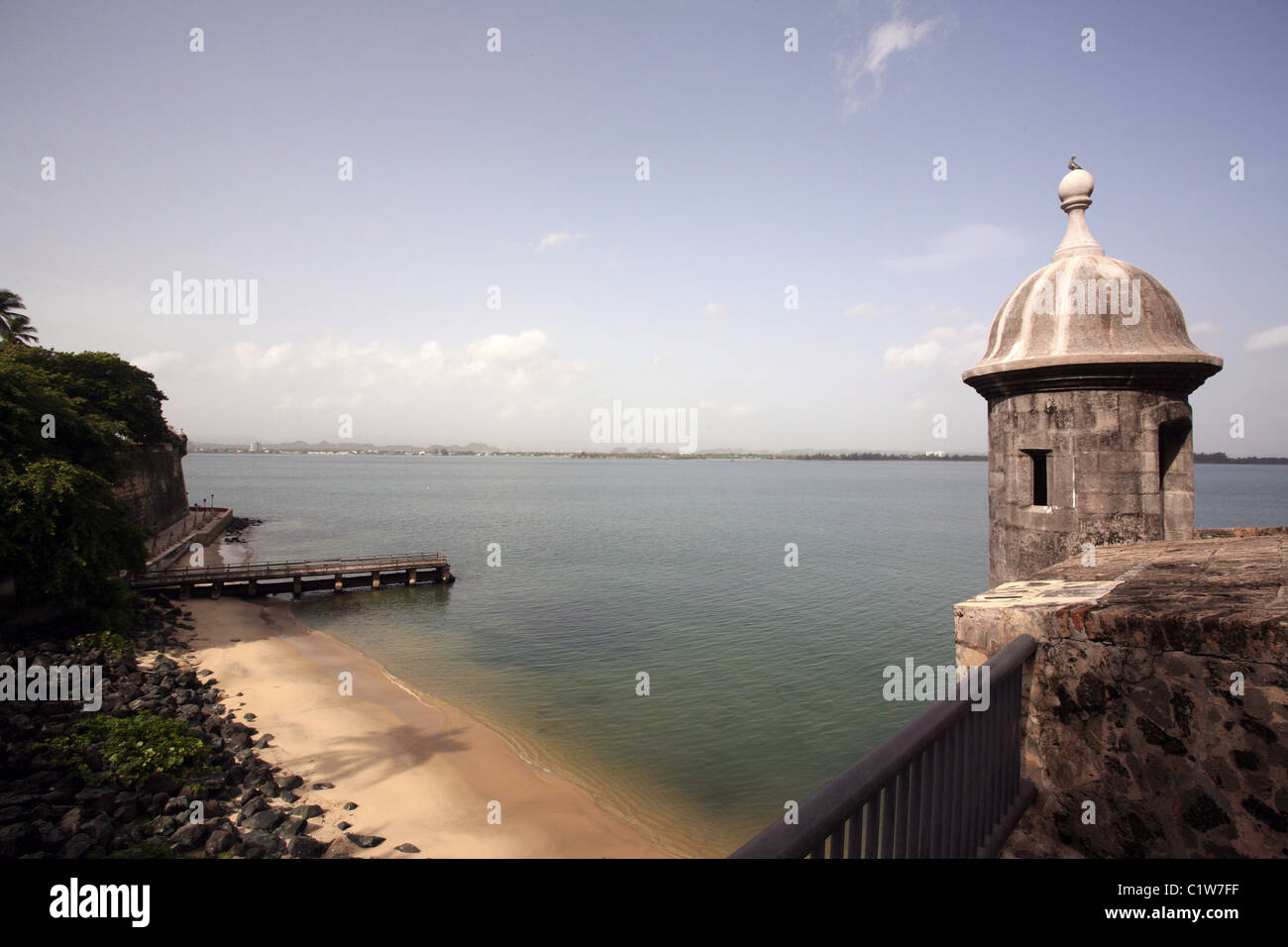 Old San Juan, Puerto Rico El Morro Festung Stockfoto