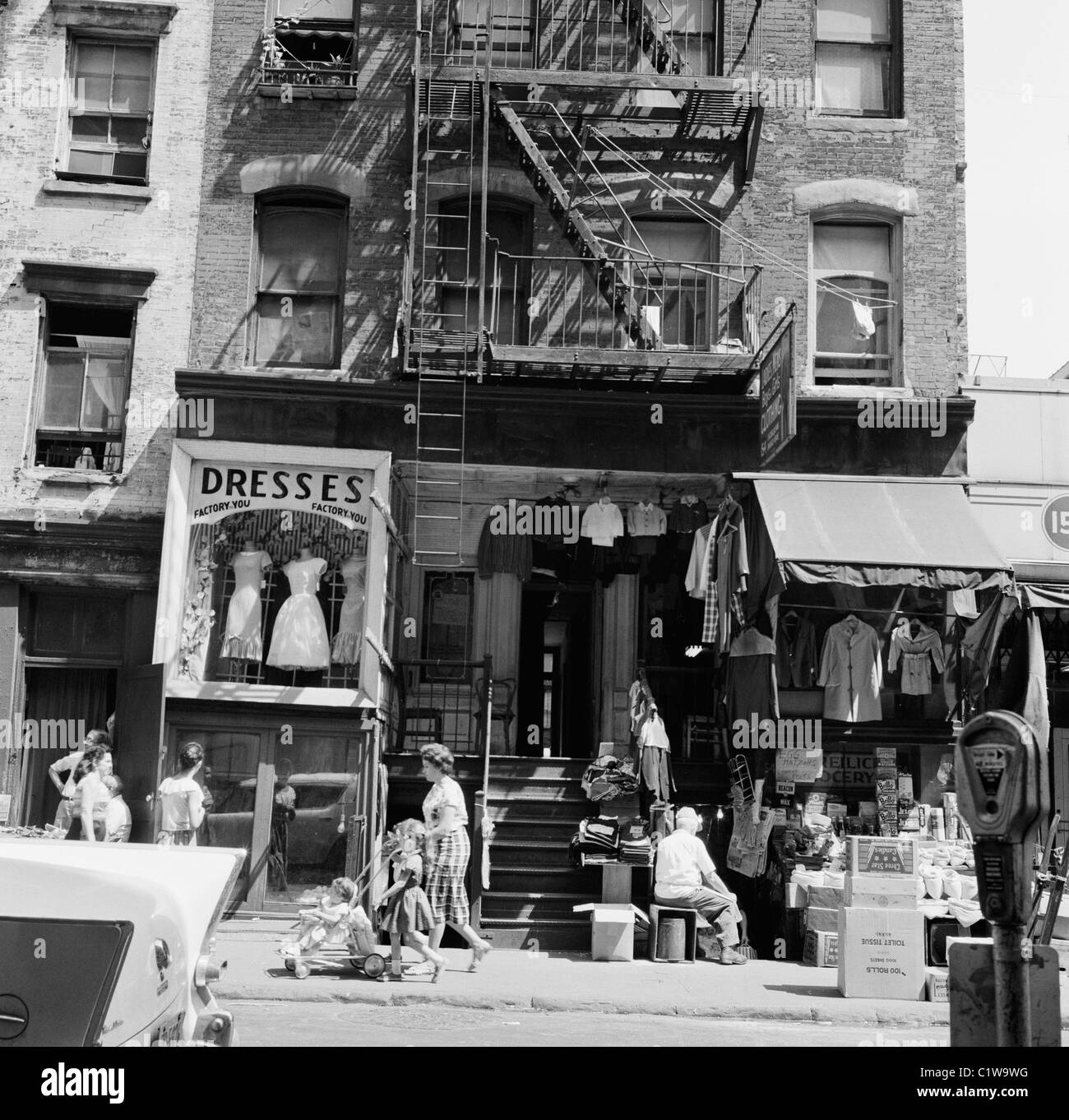 Usa New York City Manhattan Slums In Lower East Side Stockfotografie Alamy