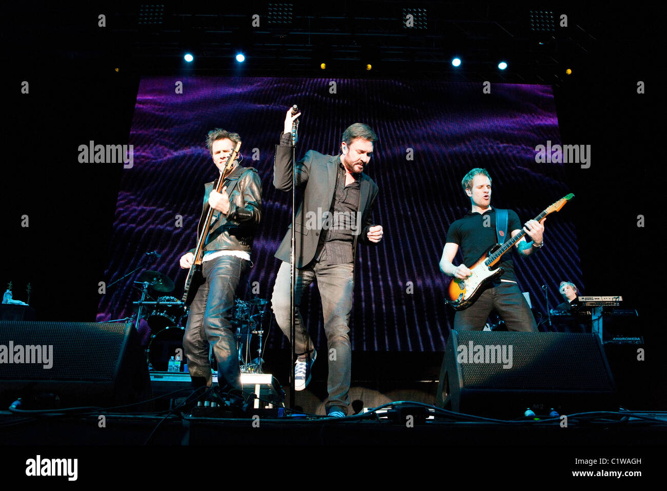 Duran Duran führt beim Ultra Music Festival in Miami, Florida, USA am 25. März 2011. Stockfoto
