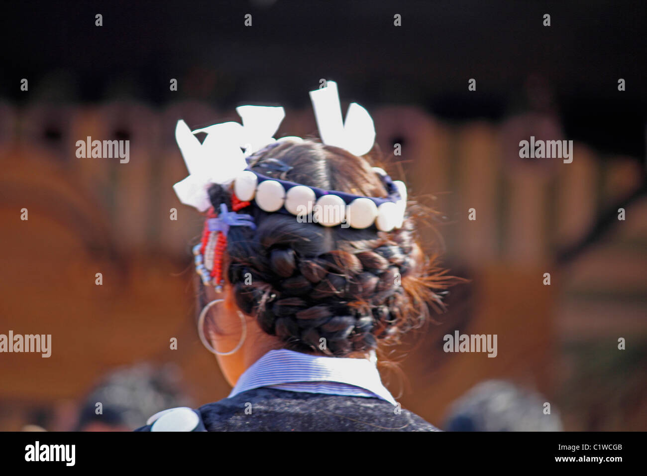 Yobin-Stämme bei Namdapha Öko-Kultur-Festival, Miao, Arunachal Pradesh, Indien Stockfoto