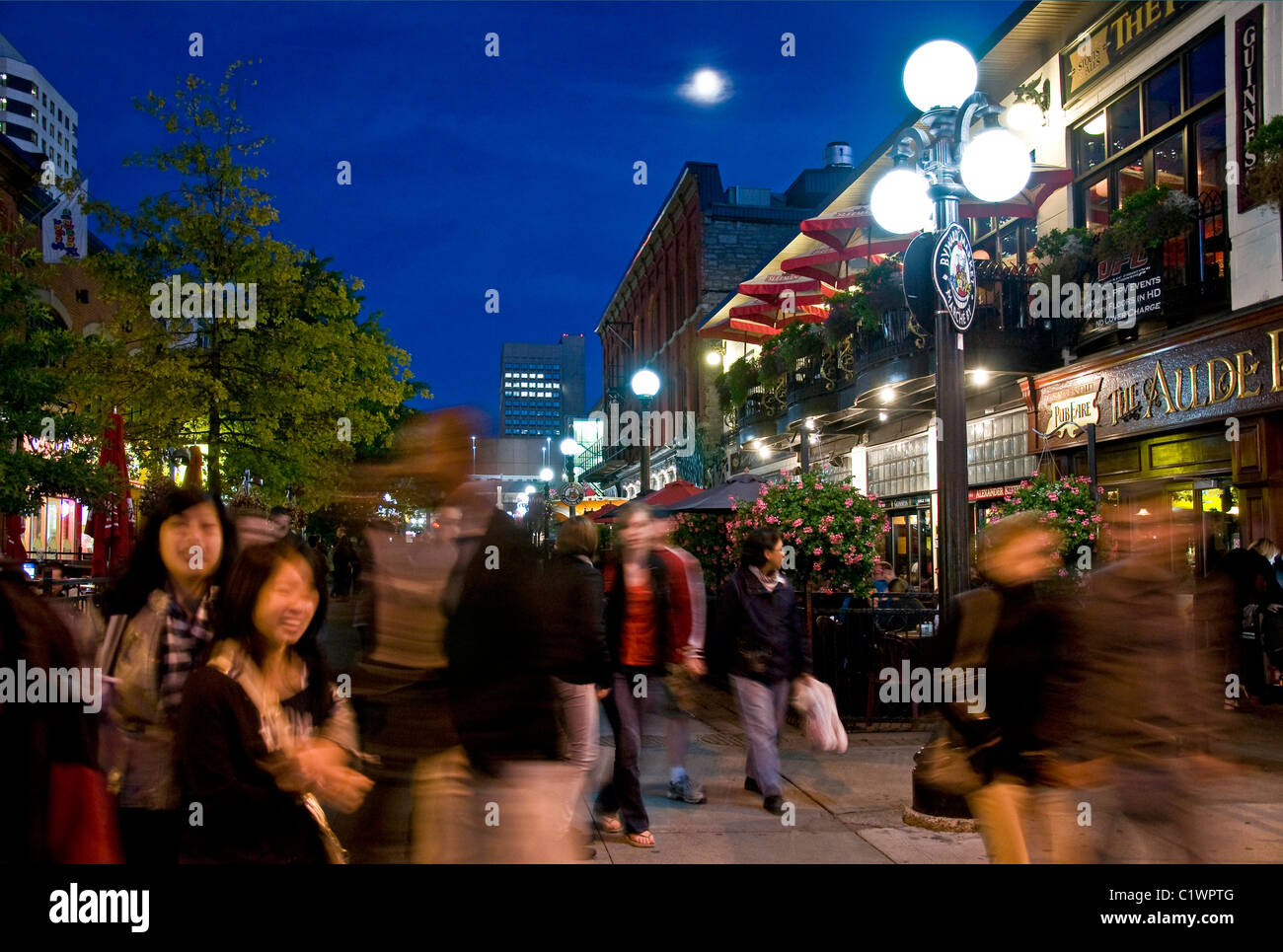Kanadische Städte, Byward Market in Ottawa Ontario Canada Sommer. Stockfoto