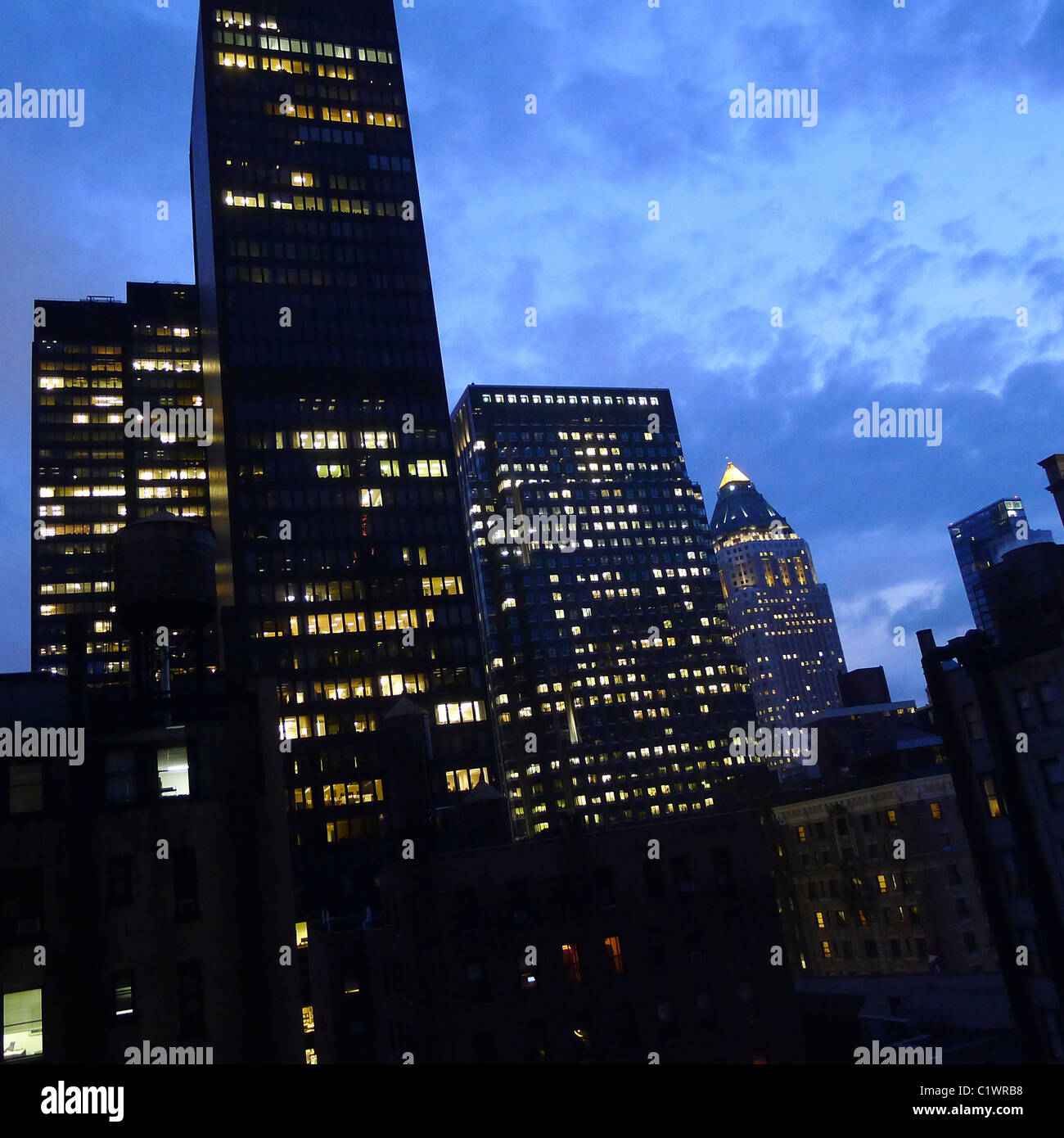 Amerikanische Städte, New York City Architektur, USA. Stockfoto