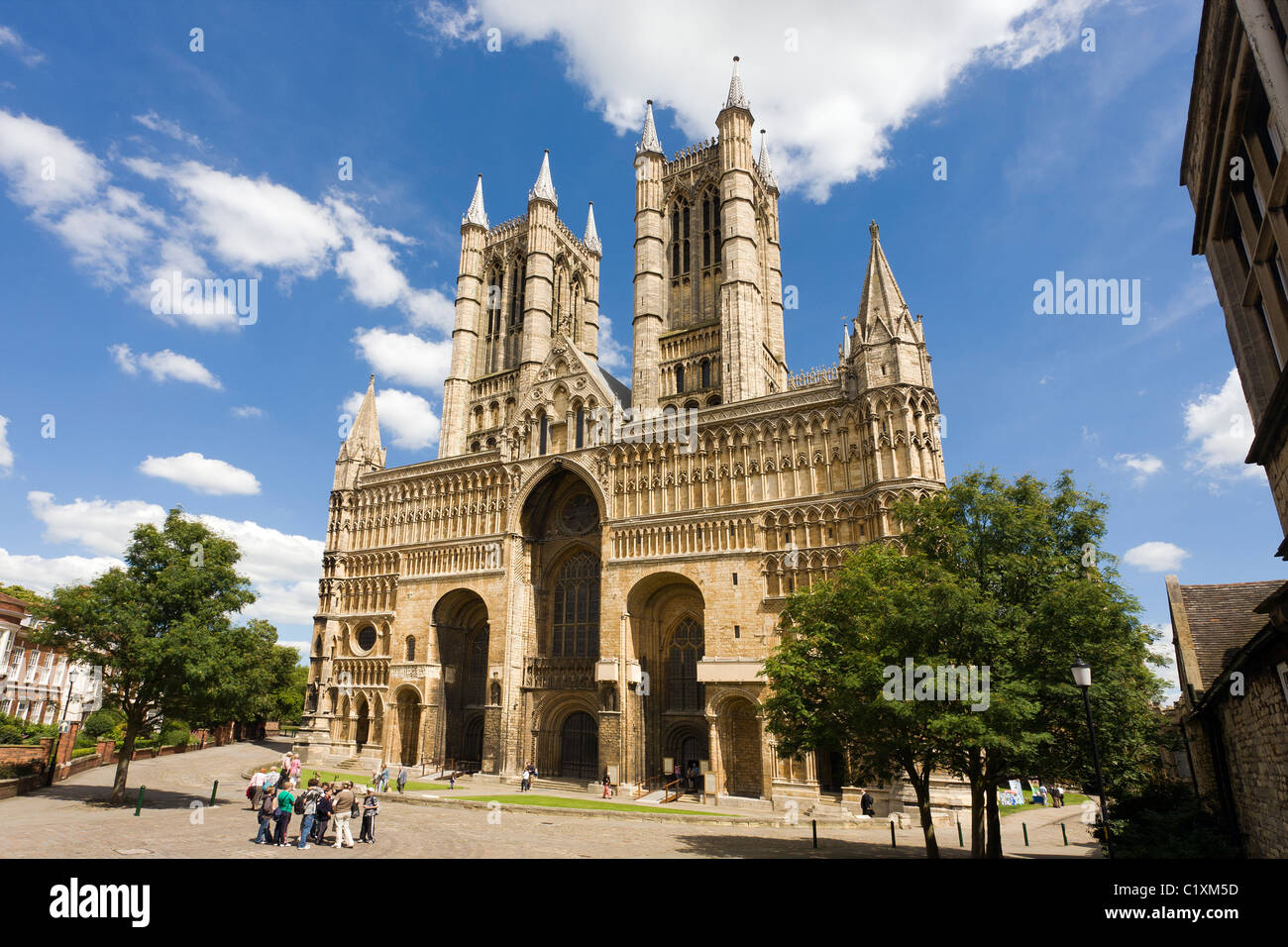 Kathedrale von Lincoln, Lincoln, England Stockfoto