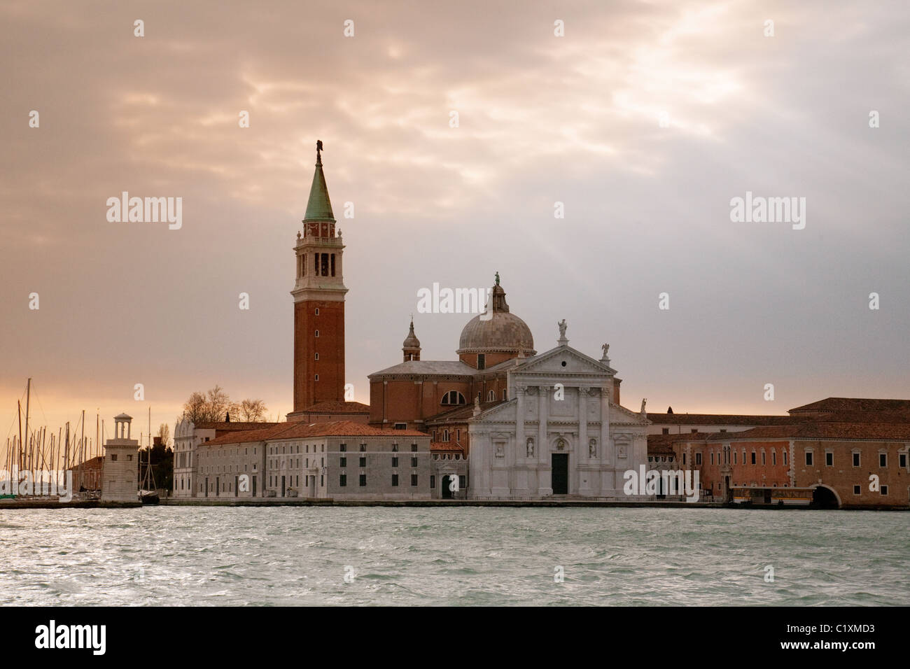 Isola di San Giorgio Maggiore, Venedig, Italien Stockfoto