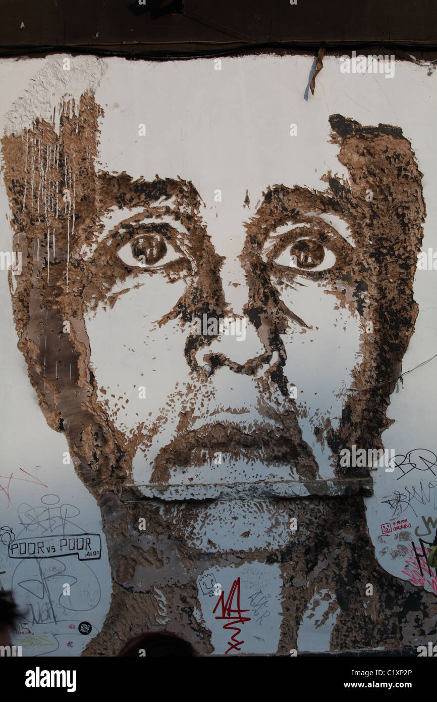 urbane Kunst in Bricklane London Uk Stockfoto