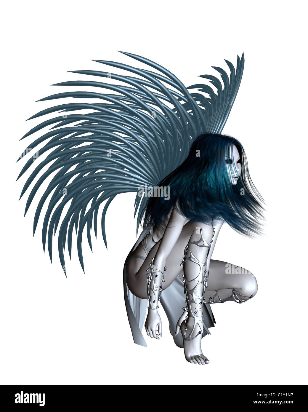 Alien Engel - 2 Stockfoto