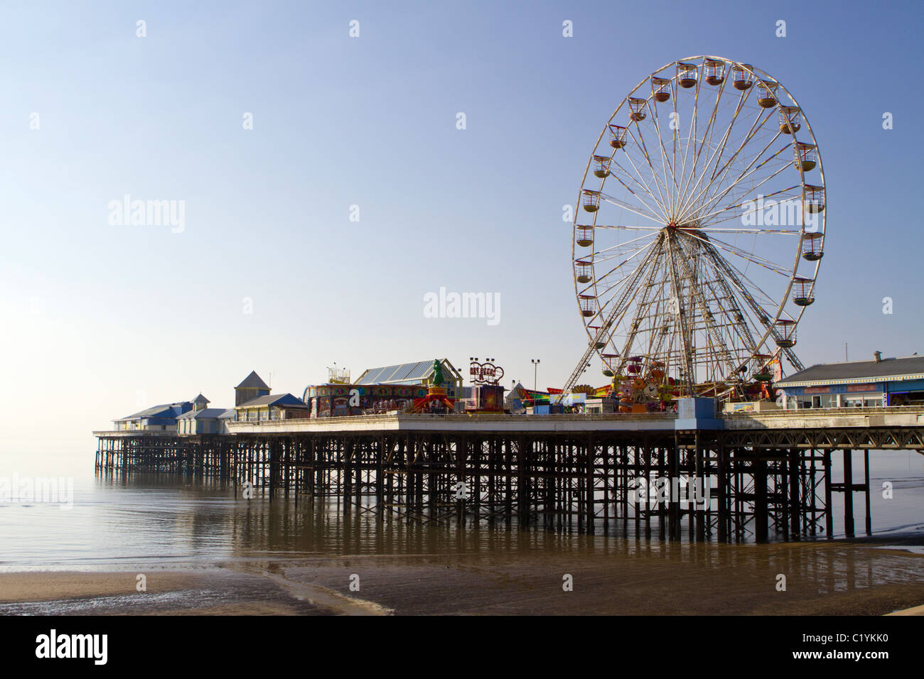 Blackpool pier Stockfoto