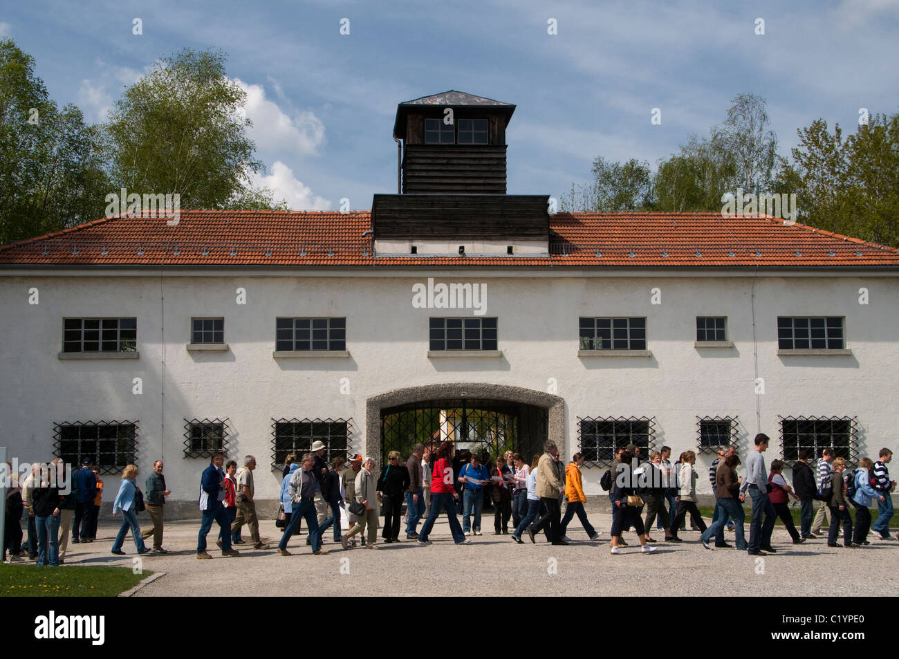 Besucher in Dachau Dachau, Bayern, Deutschland Stockfoto