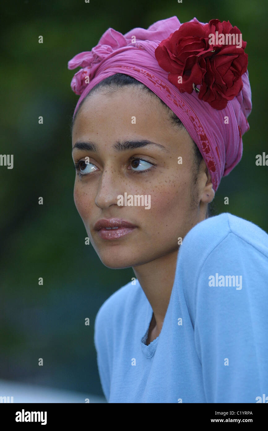 Autor Zadie Smith beim Edinburgh Book Festival Stockfoto